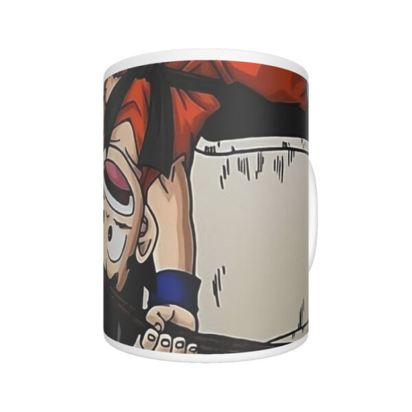 The Naughty Kid Goku and Korin Wise Cat Dragonball Mug