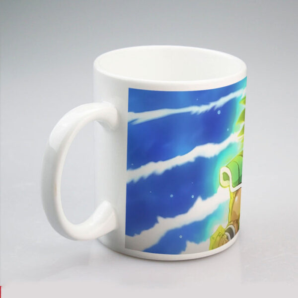 Dragon Ball Z Broly Wearing His Control Mechanism Mug