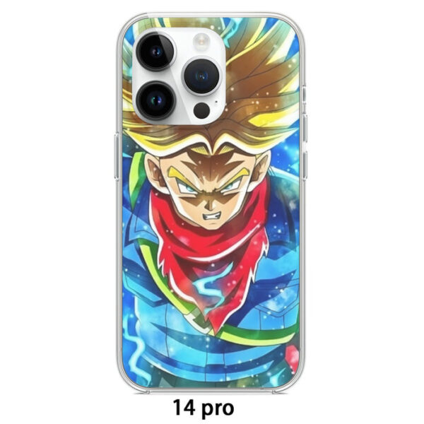 DBZ Rage Super Saiyan Trunks Portrait Unique Style Iphone 14 Case