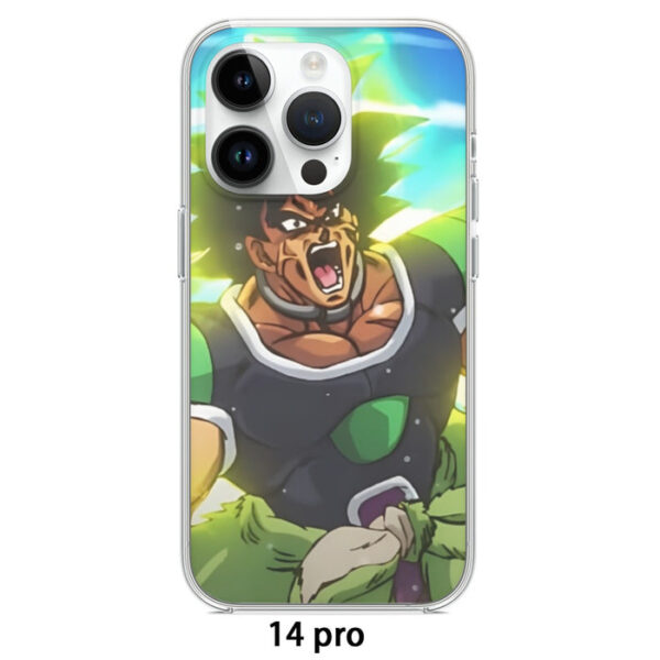 Dragon Ball Z Broly Wearing His Control Mechanism Iphone 14 Case