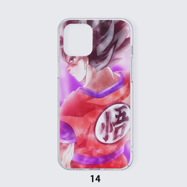 Dragon Ball Super Goku Kaioken Cool Purple Aura Casual Iphone 14 Case