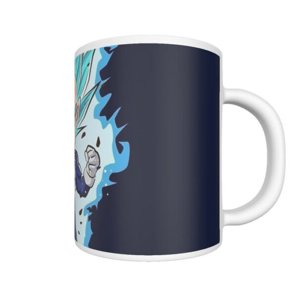 DBZ Goku Vegeta SSGSS God Blue Super Saiyan Chibi Sketch Mug