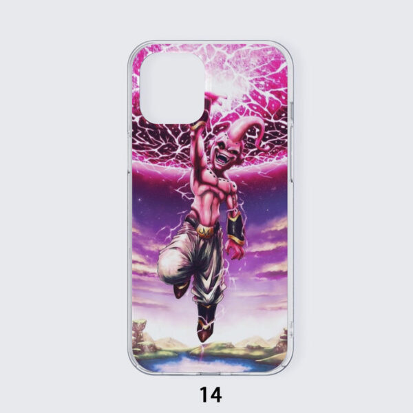 DBZ Kid Buu Super Villain Giant Ki Blast Realistic Design Iphone 14 Case