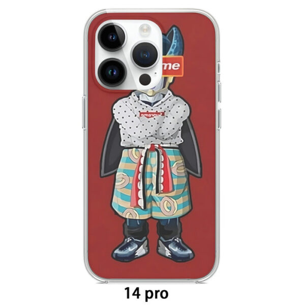 Supreme Villain Perfect Cell Red Simple Streetwear Iphone 14 Case