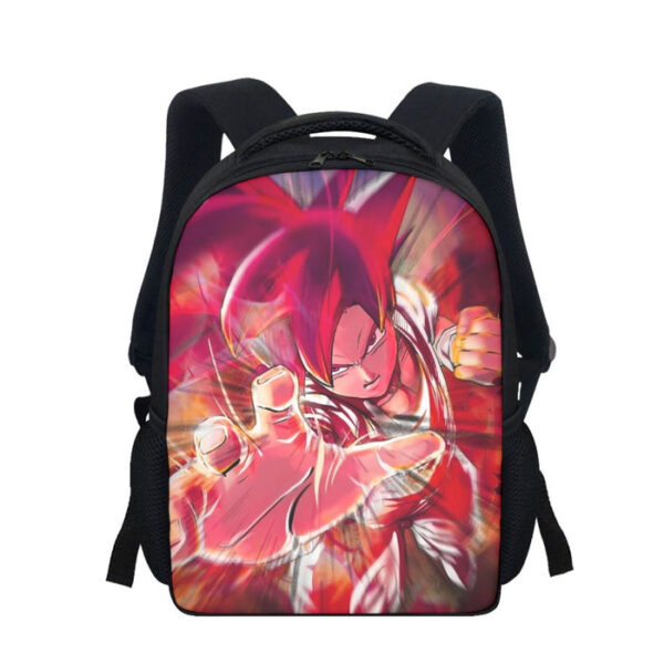 Dragon Ball Z Son Goku Super Saiyan Rose Blue Aura Backpack