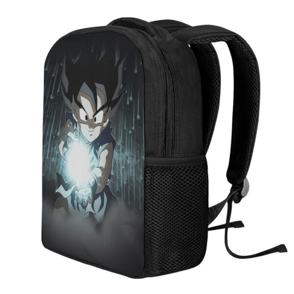 Dragon Ball Goku Kid Practice Kamehameha Cute Round Neck Design Backpack