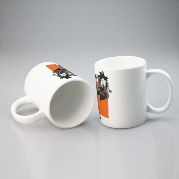 Red Goku And Blue Vegeta Fight Dragon Ball Z Mug