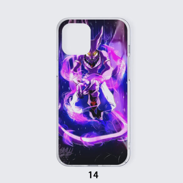 DBZ Mighty Destruction God Beerus Egyptian Cat Sport Design Iphone 14 Case