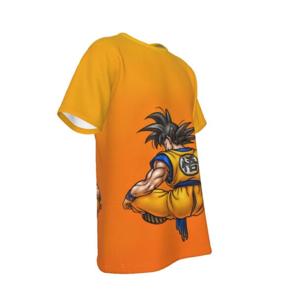 Goku Orange Background T-Shirt