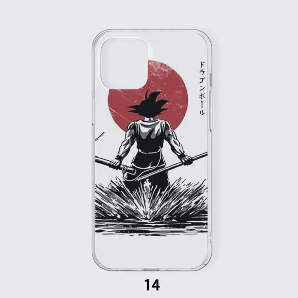 Goku With Red Moon Dragon Ball Iphone 14 Case