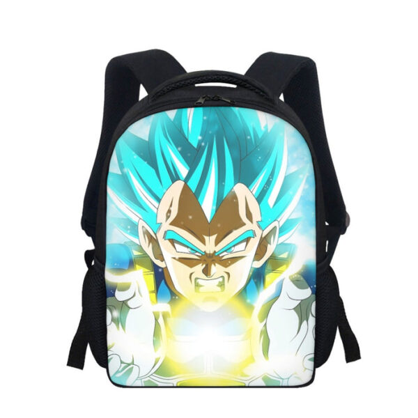 Dragon Ball Blue Vegeta Super Saiyan God Kamehameha Backpack