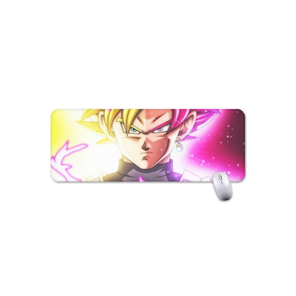 DBZ Goku God Half Rose and Golden Portrait Dope Design Mouse Pad