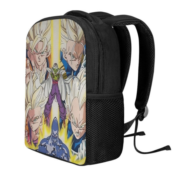 Dragon Ball Goku Vegeta Saiyan Piccolo Namekian Vibrant Design Backpack