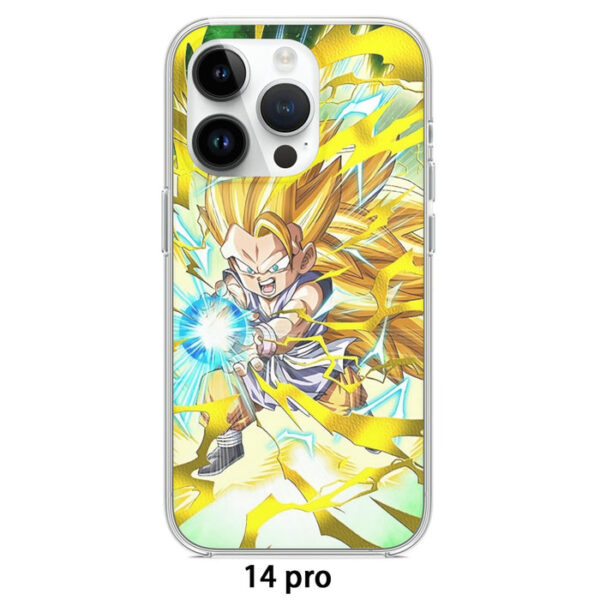 Dragon Ball Kid Goku SSJ3 Kamehameha Iphone 14 Case