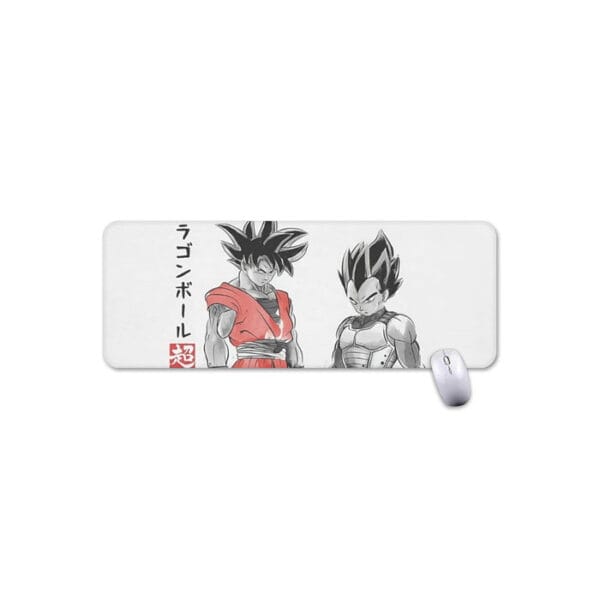 Watercolor Goku And Vegeta Posing Dragon Ball Z Mouse Pad