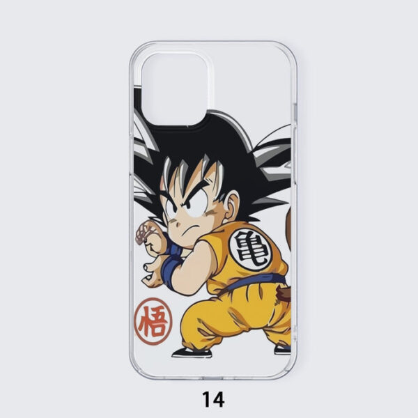 Cute Kid Goku Yellow Clothing Dragon Ball Z Iphone 14 Case