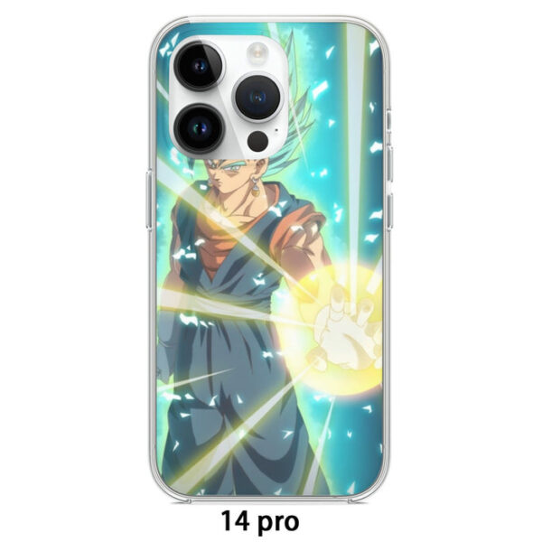 Dragon Ball Vegito Blue Super Saiyan Big Bang Flash Iphone 14 Case