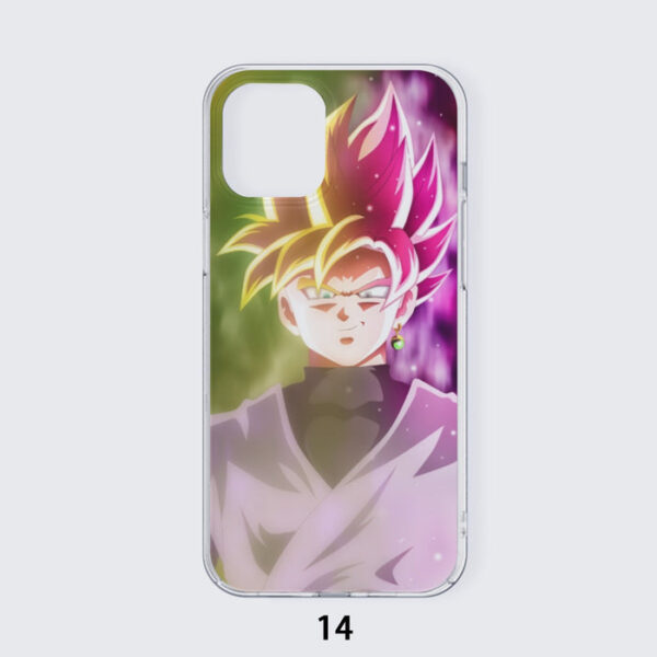 Dragon Ball Super Saiyan Black Goku Rose 2 Epic Style Iphone 14 Case