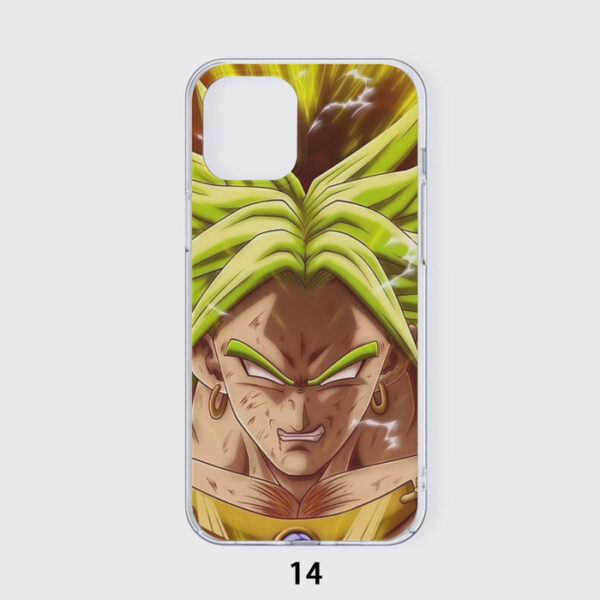 Dragon Ball Super Legendary Super Saiyan Broly White Eyes Custom Iphone 14 Case