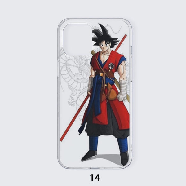 Dragon Ball Z Cool Adult Goku Fighter Attire Shenron Iphone 14 Case