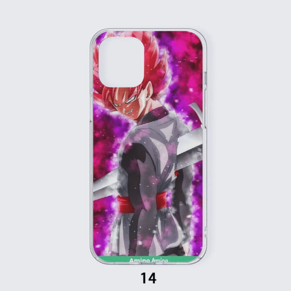 Dragon Ball Super Black Goku Rose Impaled Trunks Sword Iphone 14 Case