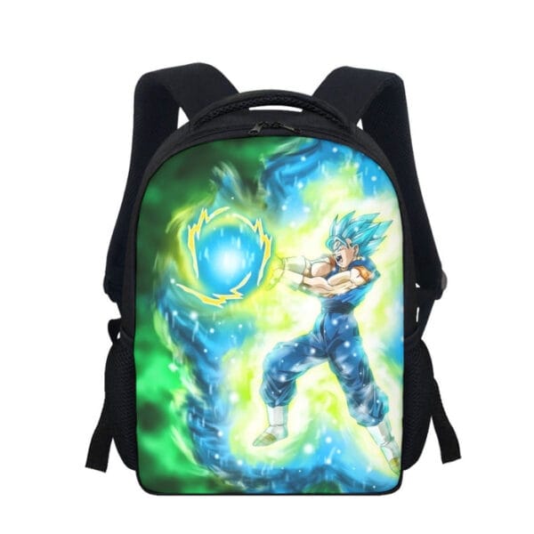 DBZ Goku Super Saiyan Blue SSGSS Kamehameha Power Attack Backpack