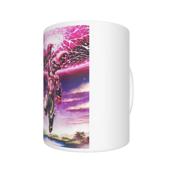 DBZ Kid Buu Super Villain Giant Ki Blast Realistic Design Mug