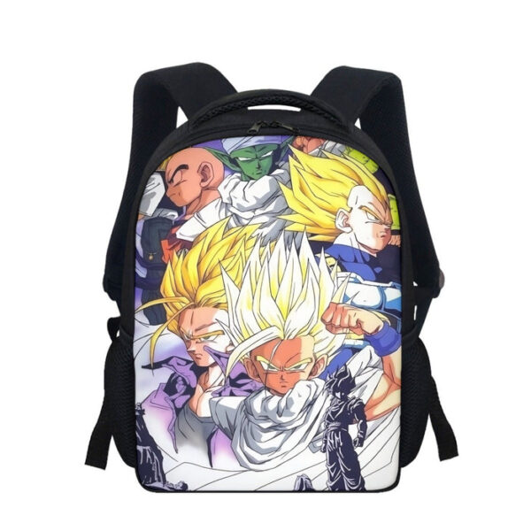 Dragon Ball Trunks Gohan Young Generation Super Saiyan Color Style Backpack