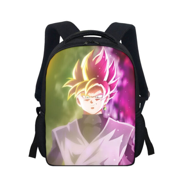 Dragon Ball Super Saiyan Black Goku Rose 2 Epic Style Backpack