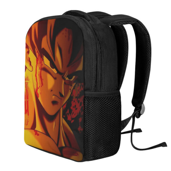 Dragon Ball Z Pissed Serious Son Goku Dope Orange Backpack