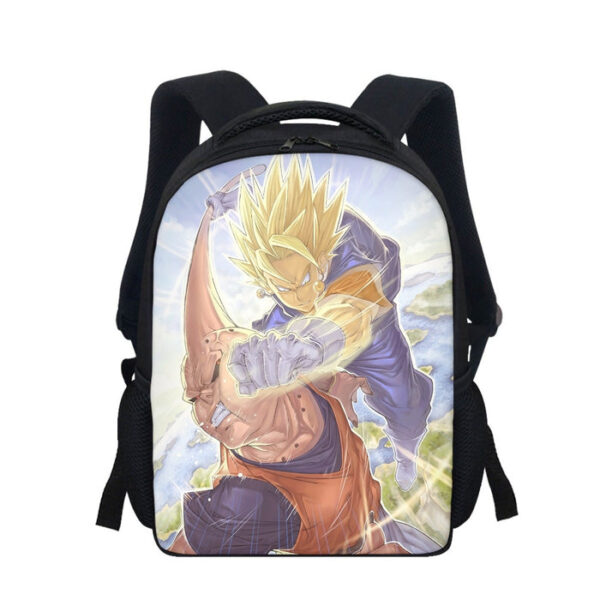 Dragon Ball Z Shirt  Vegito Punching Super Buu Backpack