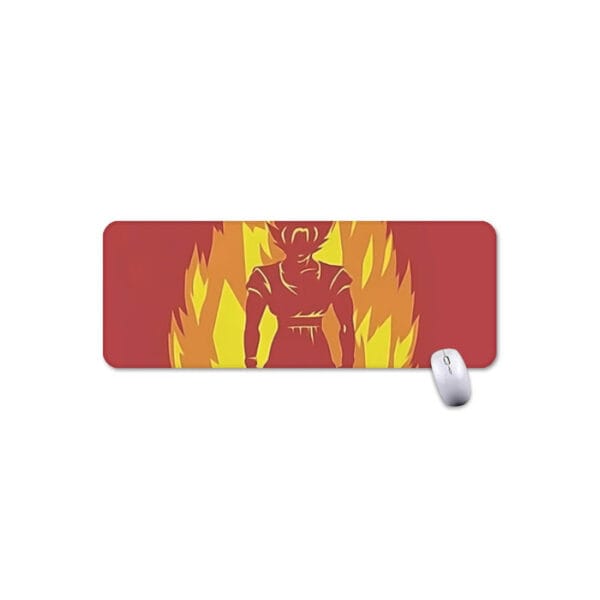 Dragon Ball Z Shirt  Son Goku On Fire Its Okay To Be Super Saiyan Mouse Pad