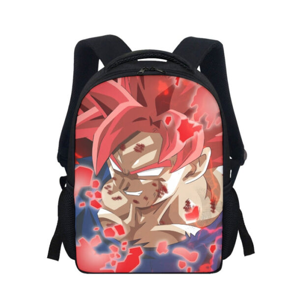 DBZ Son Goku Super Saiyan Red Hair God Dope Style Backpack