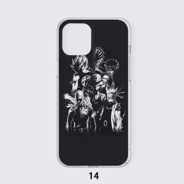 DBZ Goku Naruto Saitama Luffy Natsu Ichigo Dope Anime Iphone 14 Case