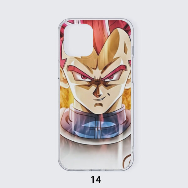 Dragon Ball Super Saiyan God Red Vegeta Cool Casual Iphone 14 Case