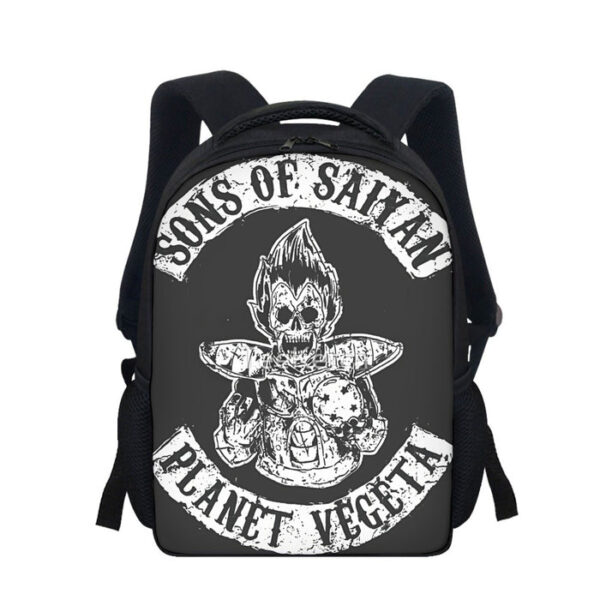 Dragon Ball Z Skeleton Vegeta Scary Super Saiyan Epic Backpack