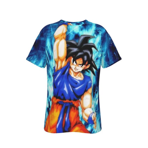 Dragon Ball Z Son Goku Cool Blue Aura Energy Ball T-Shirt