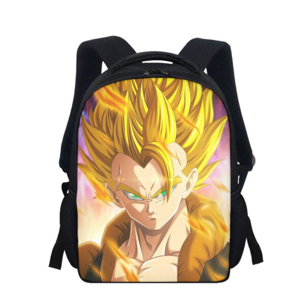 Dragon Ball Z Gogeta Super Saiyan Warrior Power Full Print Streetwear Cool Design Backpack