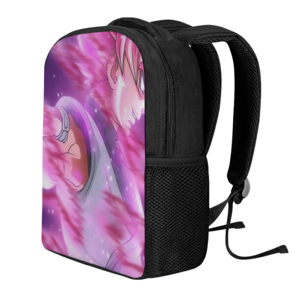 Dragon Ball Super Saiyan Black Goku Rose Cool Casual Backpack