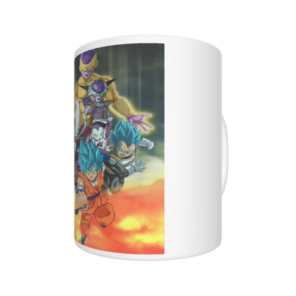 Dragon Ball Goku Vegeta Super Saiyan God Blue SSGSS Fight Villains Mug