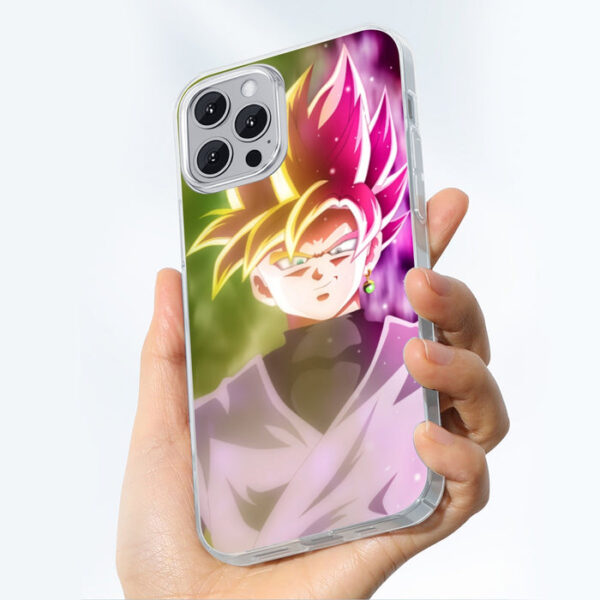 Dragon Ball Super Saiyan Black Goku Rose 2 Epic Style Iphone 14 Case