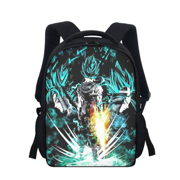 Dragon Ball Gogeta Super Saiyan Power Up Potara Fusion Design Backpack