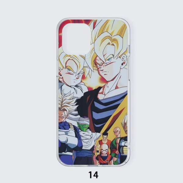 Dragon Ball Z Angry Super Saiyan Fighters Iphone 14 Case