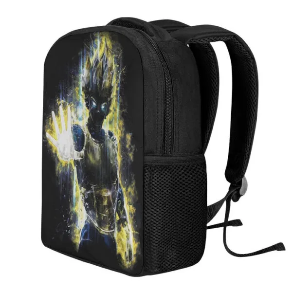 Dragon Ball Z Super Saiyan Vegeta Yellow Aura Epic Backpack