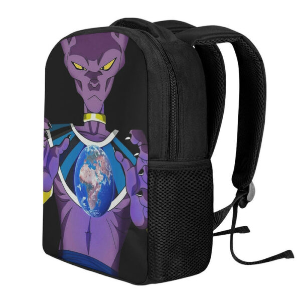 Dragon Ball Super Shirt Beerus God Destruction Earth Backpack