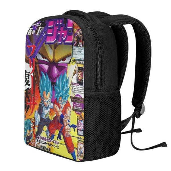 Golden Frieza Super Saiyan God Goku Vegeta Blue Hair 3D Backpack