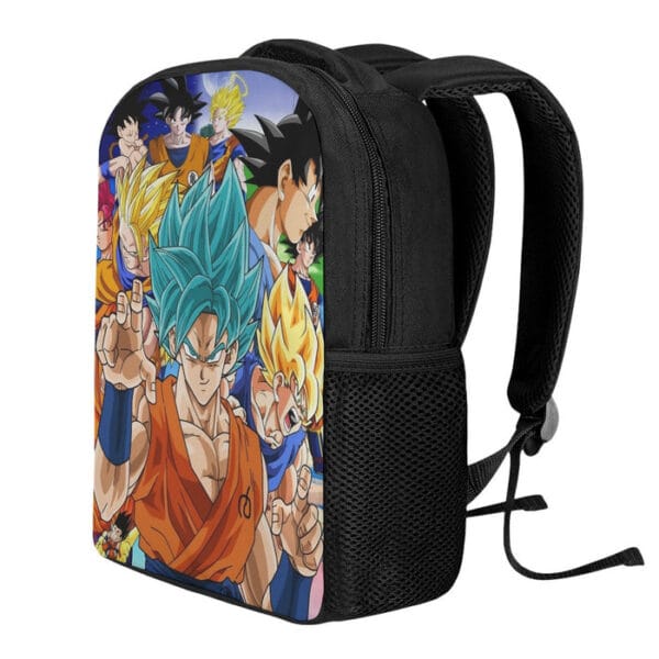 DBZ Goku Saiyan God Blue SSGSS Whis Symbol Cool Design Backpack