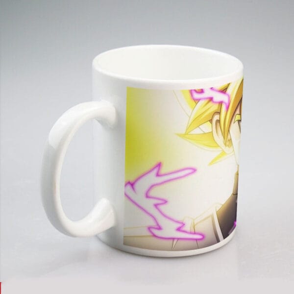 DBZ Goku God Half Rose  and Golden Portrait Dope Design Mug