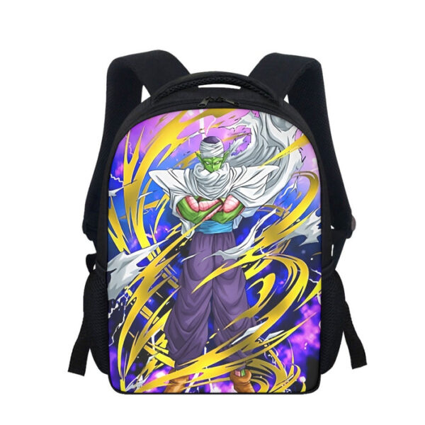 Dragon Ball Angry Piccolo Waiting Fight Aura Yellow Fashion Backpack