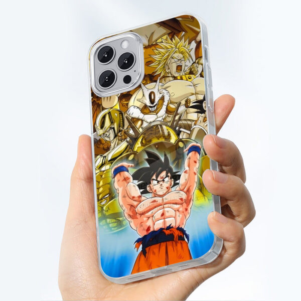 DBZ Goku Spirit Bomb Destroy Villains Cooler Broly Namek Golden Iphone 14 Case